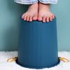Nordic Contrasting Color Lid Trash Can - Sturdy Durable And Convenient For Household Items Cleaning Supplies Trash Cans