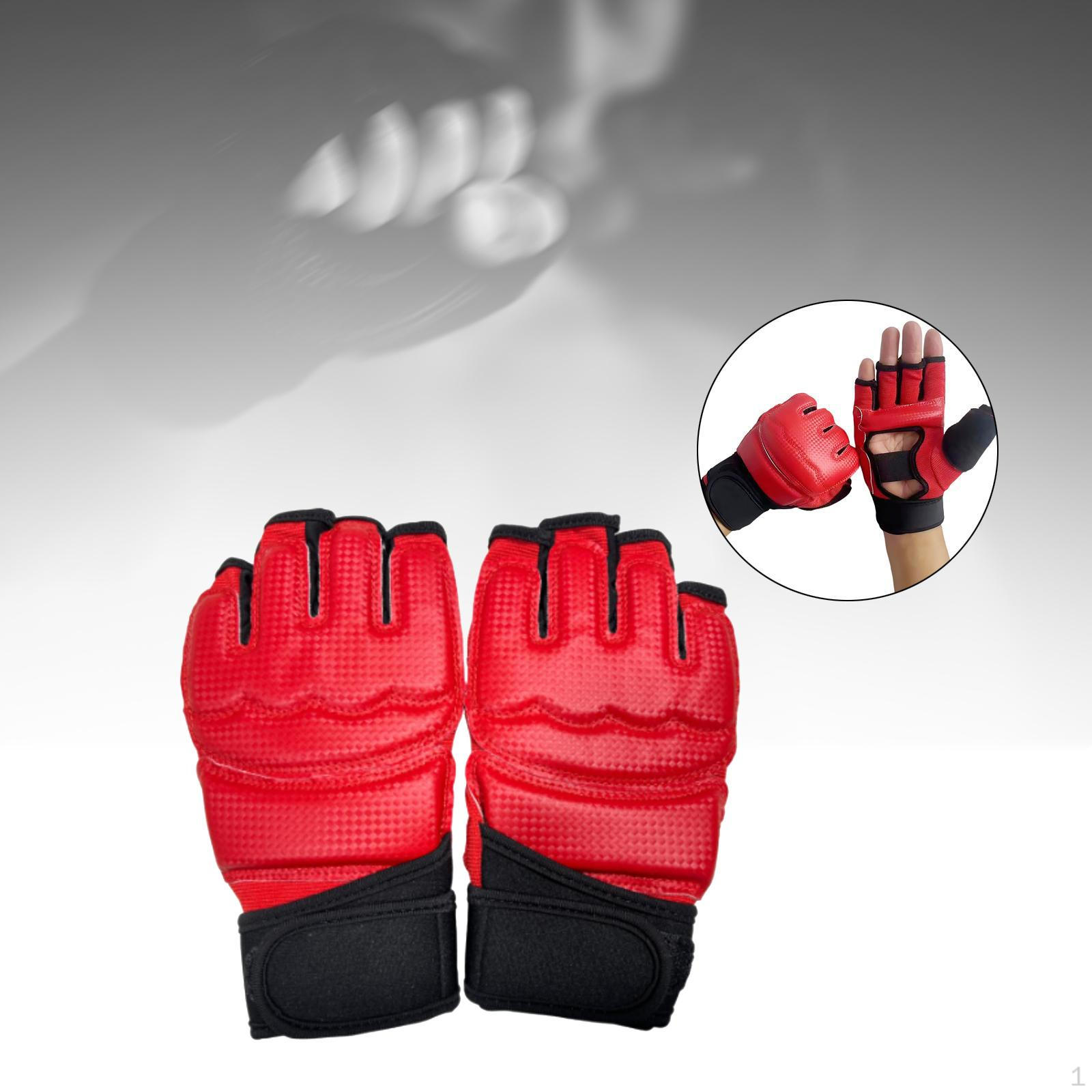 

Перчатки для смешанных боевых искусств для фитнеса и спарринга с устойчивой к давлению конструкцией Red XXL