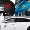 GR All Series Car Sticker Exterior Accessories Decal No Trace Fuel Inlet Exclusive Logo
