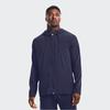 Under Armour Solid Color Logo Sports Casual Hooded Jacket Men Jackets Blue 1370499-410
