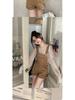 Women's Plus Size Slim-Fit Denim Overall Shorts - Stylish Summer A-line One-Piece for Petite Figures