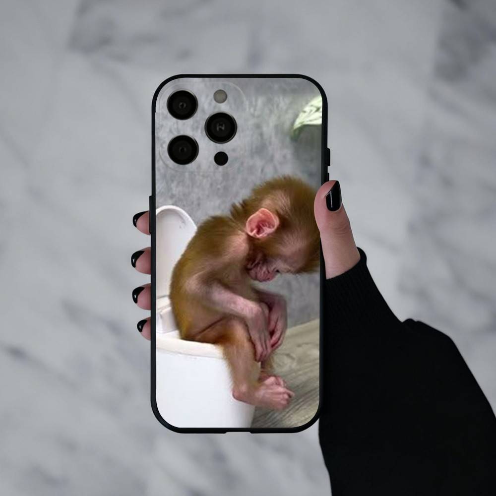 Funny M-Monkey Memes   Phone Case Silicone Soft For IPhone 17pro 16 15 14 13 12 11 X XR Plus Pro Max Plus