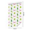 Crocodile wallpaper in white, lime and powder pink for the living room and bedroom 50x1000