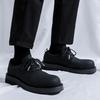 Leather shoes men's heightening British business casual shoes black commuter platform big head derby shoes 9791-R