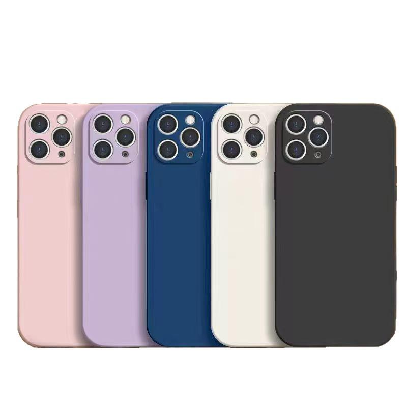 Apple 11 Pro Liquid Silicone Phone Case, Full Drop Protection, Skin-Friendly, Solid Color