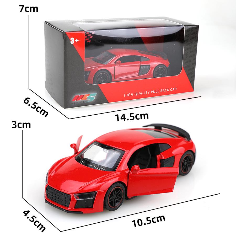 Norson 1:43 Alloy Metal Pull-Back Sports Car Model Toy for Boys