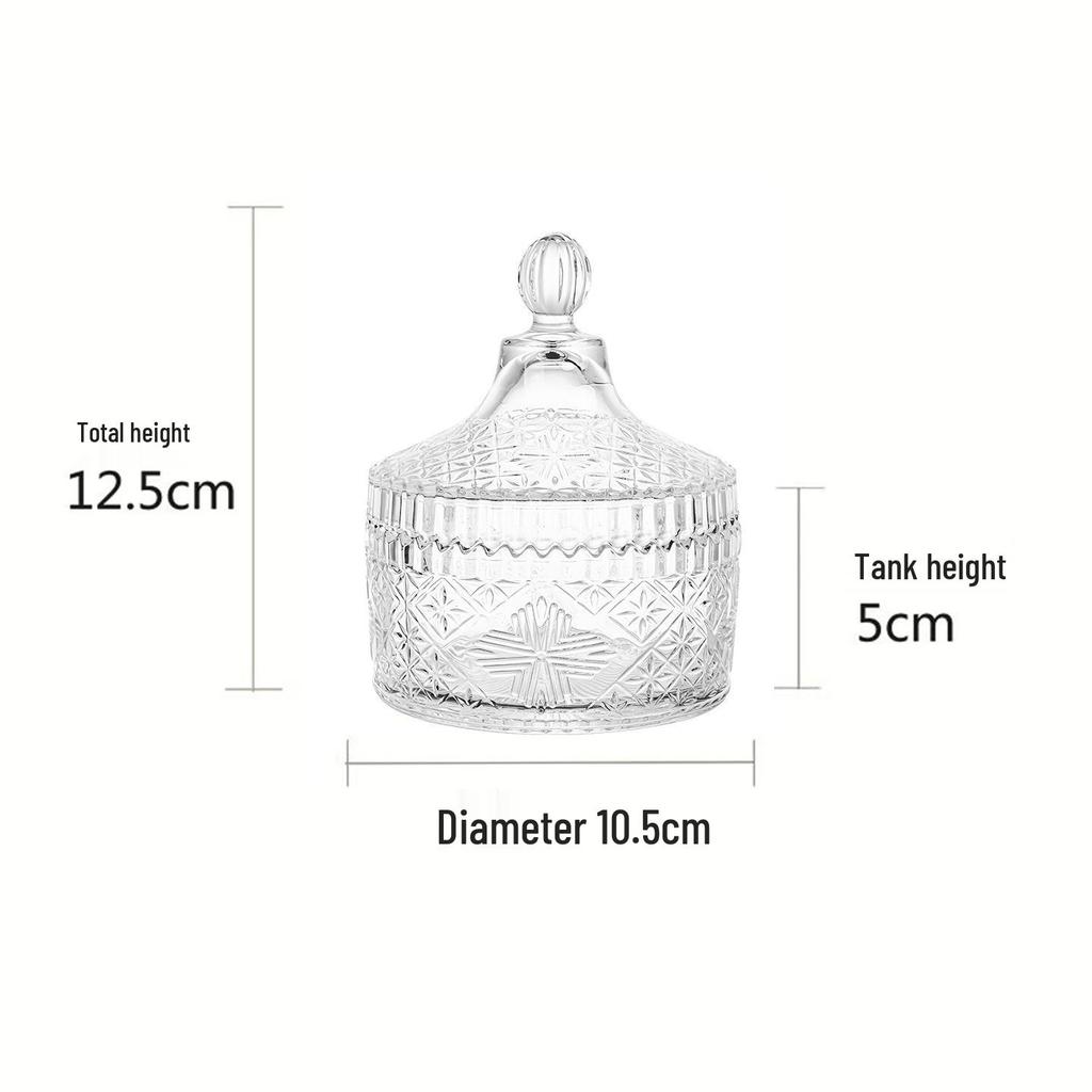 Christmas Maple Leaf Snowflake Glass Jar Ornament