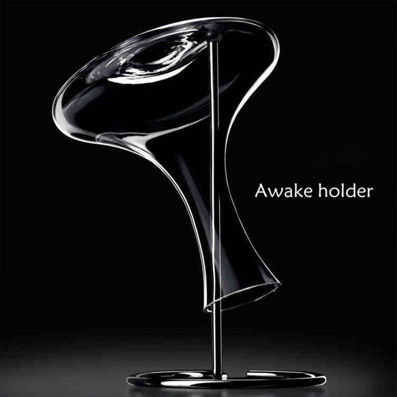 Stainless Steel Wine Decanter Holder Drying Stand Plus Drying Rack Display