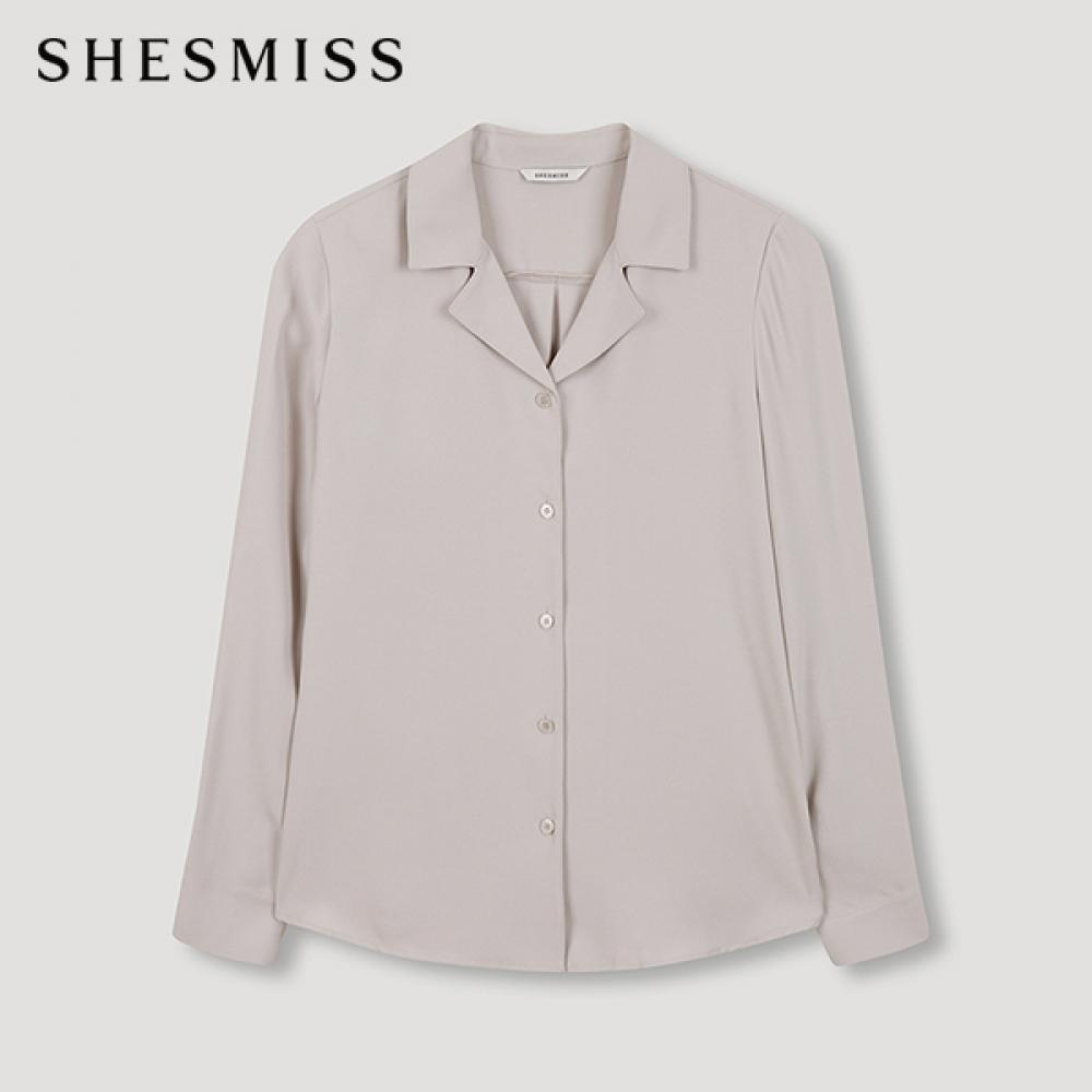 

She S miSS Open Collar baSic Shirt SwwStn32020 Lp light pink/55