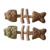 Fishbone Toy with and Mint, Chewing Stick for Play and Teething