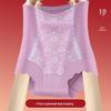 Red Year of the Rat High-Waisted Chinese Style Seamless Tummy Control Plus Size Butt Lifting Shaping Panties for Women
