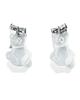 Lovuee Frost Ribbon Polar Bear Earrings