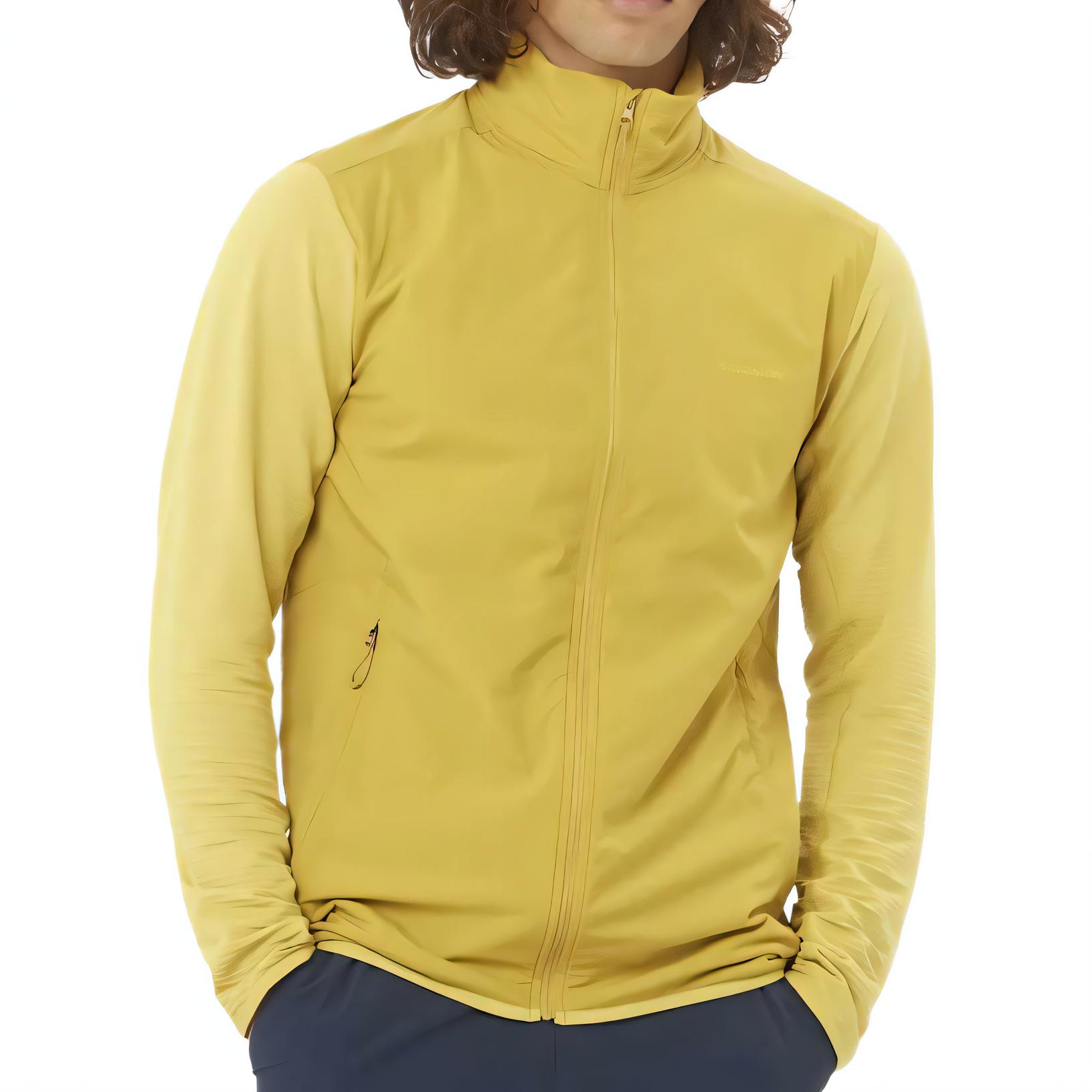 

Salomon Essential Lightweight Soft Comfortable Breathable Jacket Men Jackets Watercress-Green C24472 M