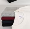 320g Heavyweight Men's Drop Shoulder Cotton Hoodie - Thick Long Sleeve Base Layer for Autumn/Winter