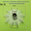 Plastic Cooling Fan Blade for 220V/380V Electric Motor and Booster Pump