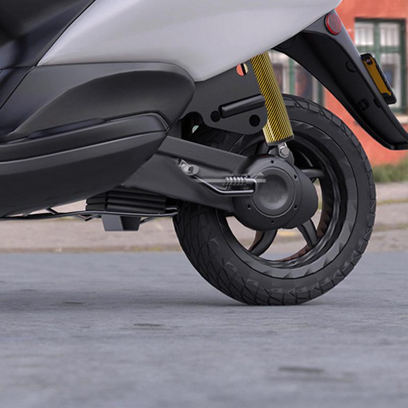 Stoßdämpferabdeckungen Wasserdicht Staubdicht Kohlefaser Vorderradgabel Einstellbar Motorrad Schutzstange Schutzmanschetten Schützende Stoßdämpfer