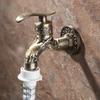 Elegant Golden Dragon Wall-Mounted Faucet with Single Cold Water Valve - Rustic Vintage Style, Stainless Steel and Zinc Alloy