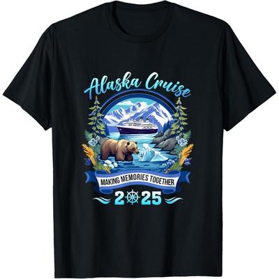 Matching Family Friends And Group Alaskan Alaska Cruise 2025 T-Shirt(3)