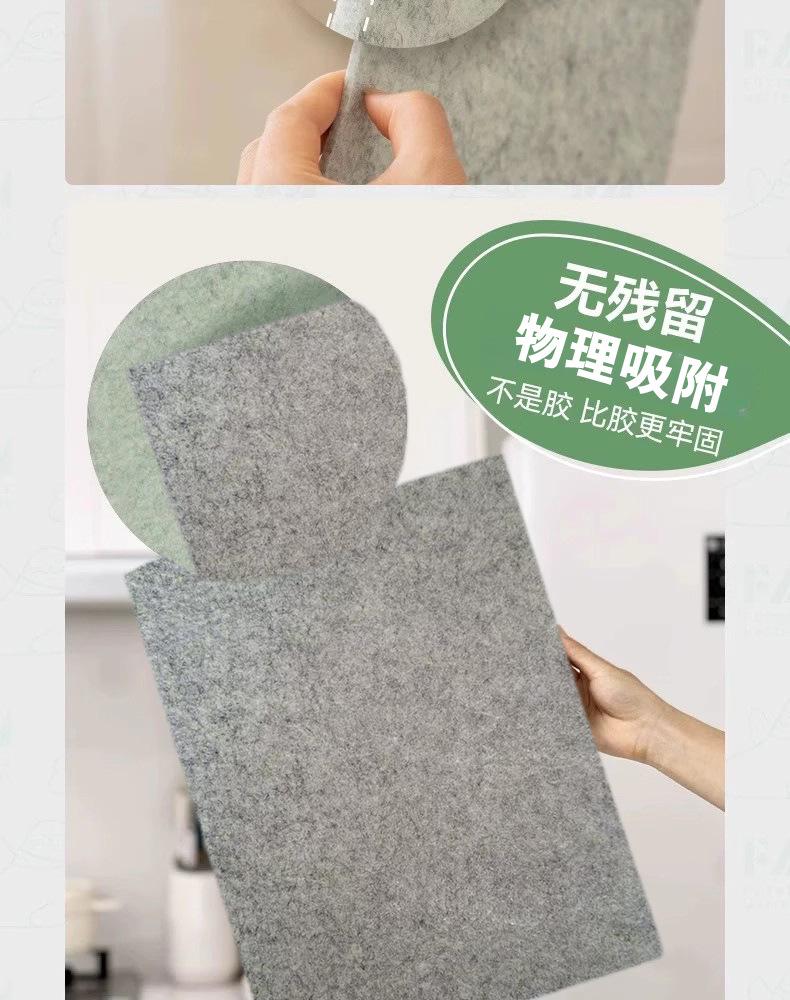Disposable Stain-Removing Kitchen Floor Mat: Self-Adhesive, Oil & Water-Absorbing, Thickened, Odorless, Non-Slip Design.