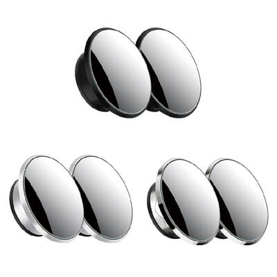 Clear View Car Blind Spots Suction Mirrors 360 Degree Adjustability Rear View Mirrors Pair for Safe Driving Experience