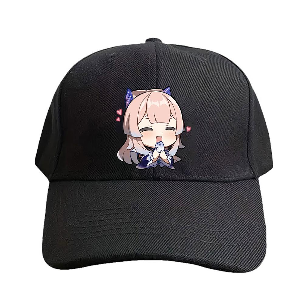 Chibi Kokomi Genshin Impact Cap Summer Woman Man Adult Casual Fashion Casual Adjustable Fishing Hat Sun Hat