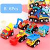 Toy Engineering Vehicle Cars Set Engineering Vehicle Toys Engineering Models Pull Back Car Toys