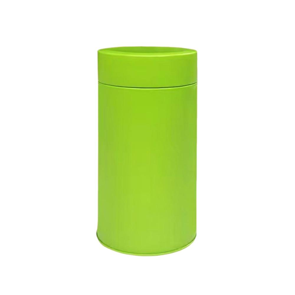 Hiqh Quality Tinplate Tea Tin Large Capacity Round Sealed Tea Can Moisture-proof Tea Jar for Home&Travel