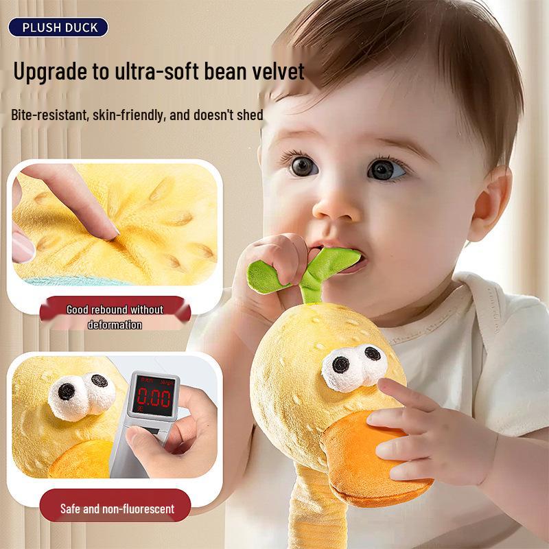 Talking Plush Duck Baby Toy - Mimicry Doll for Infants & Toddlers, Soothing Birthday Gift