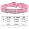Personlig Små Hunder Chihuahua Halsbånd Bling Rhinestone Hundehalsbånd Gratis Egendefinert Kjæledyr Hunder Katter Navneanheng Kjæledyrtilbehør
