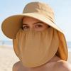 Sun Protections Meshes Fisherman Hat Hiking Outdoor Beach Cap Large Brims Sun Hat Men Women Breathable Fishing Cap