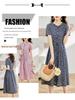 2023 Elegant Floral Cotton Linen Maxi Dress for Women – Summer, Waist-Cinching, Age-Reducing Fashion
