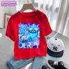 KPop Demon Hunters Kids Clothes 2025 Hot Anime Cotton T-shirt Harajuku Girls Casual Shirt Gift Fashion Movie Toddler T Shirts