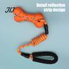Aggressive Chewer Bone Toys ETPU Dog Chew Toy, with Braided Rope, Foam Handle, Interactive Tug Toy Rope of War Pet Teeth Cleaning for Medium