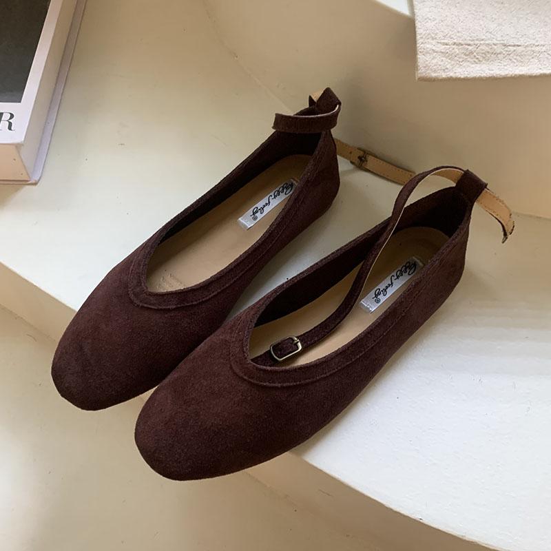 Fashion 2025 Brand Autumn Women Flat Shoes Ladies Round Toe Mary Jane Shoes Soft Sole Shallow Slip On Ballerinas Shoe Dree Shoes Mule