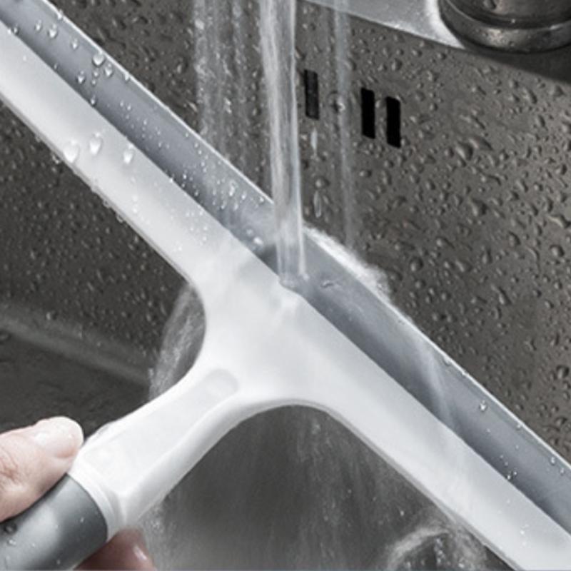 Silicone Shower Scraper Cleaner Bathrooms Multi-purpose Squeegee Glass Clean Floor Window Cleaning Tool Household Water Wiper