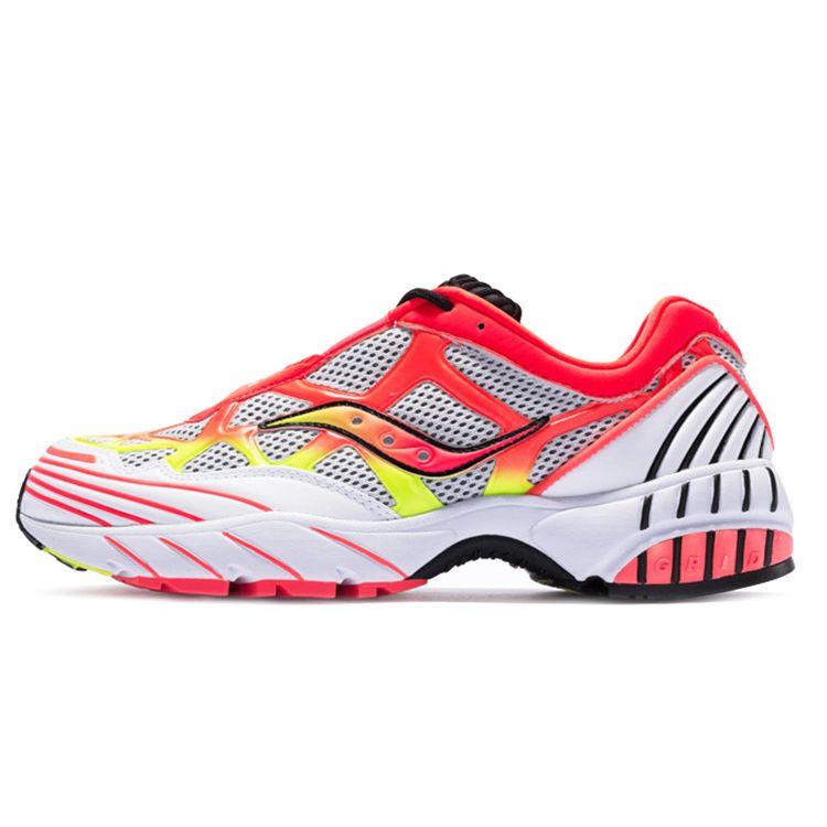 

Saucony Grid Web Vizi Красные мужские кроссовки Citron S70466-7