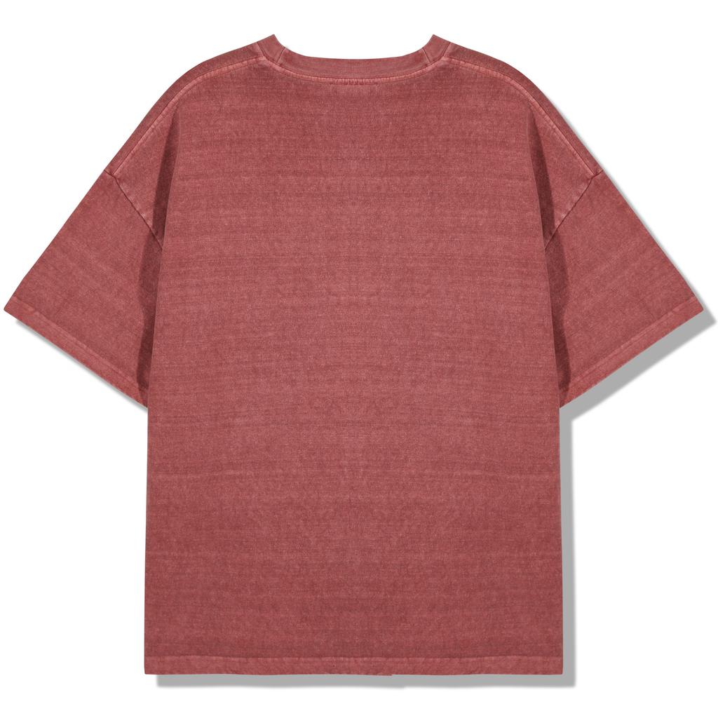 GUBIN [Season Off] Pigment Over Lettering Short Sleeve