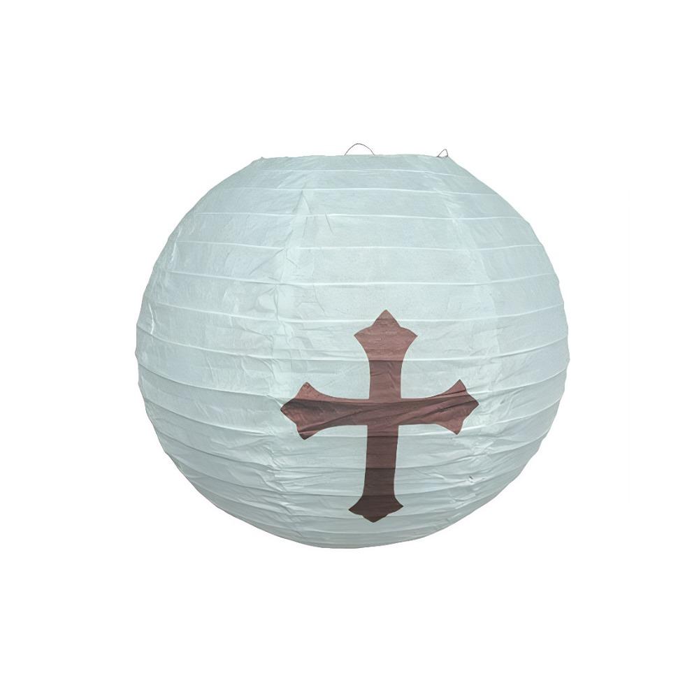 Folding Halloween Hanging Paper Lantern with Hook Paper Ball Lampion Children s Handcraft синий