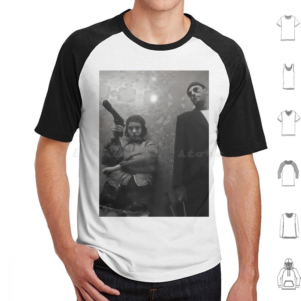 Leon The Professional Midcentury Retro Movie Poster T Shirt 6xl Cotton Cool Tee Leon Leon The Professional Movie The