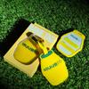 Etichetă oficială pentru nume de golf Banana Milk Premium(Mărime M/S) - Mascotă iconică K-Food pentru genți de golf