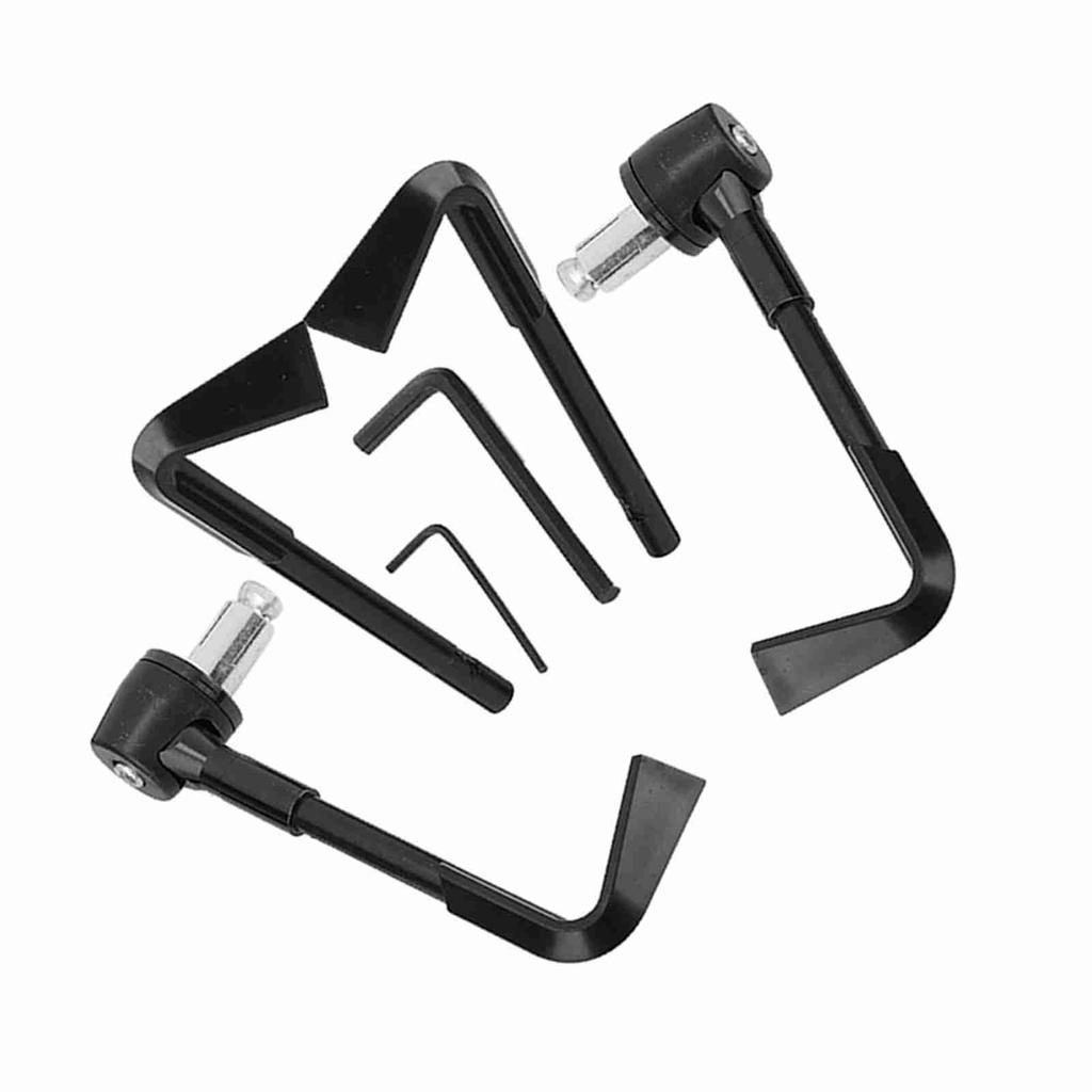CNC Motorbike Handgrip Guard Brake Levers Protect Guard Motorcycle Protector Handlebar(Black)