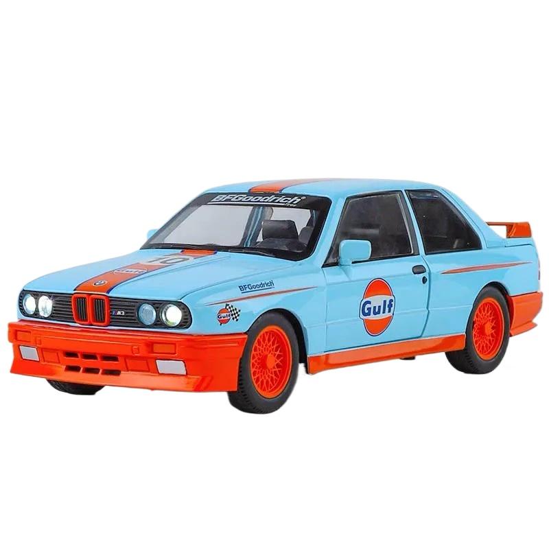 

1/24 литая модель автомобиля BMW M3 Street Car Decal Version литая модель автомобиля 1/24-Size:21*8.5*6.5cm синий