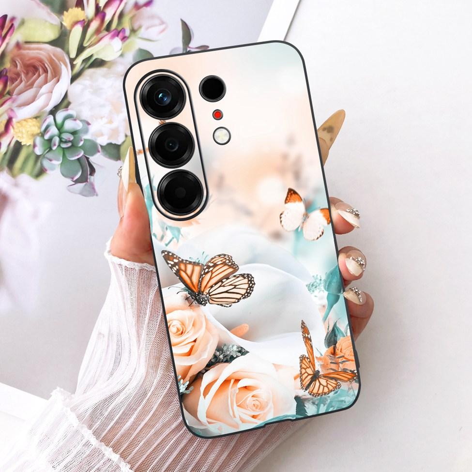 For Tecno CN5 Case For Tecno Camon 50 4G Cover Fashion Butterfly Cute Cat Cool Painted Soft Phone Casing For Techno Camon50 4G