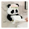Panda Toilet Paper Holder Drill Installation Dispenser Easy to Install Cartoon