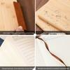 Personalized Bamboo Grain A5 Notebook with Magnetic Buckle - Thickened Pages and Logo Printing Available