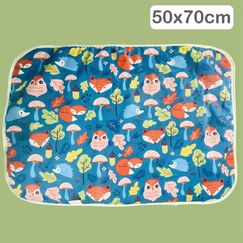 50x70cm Baby Changing Mat Infants Portable Foldable Washable Waterproof Mattress Children Game Floor Mats Reusable Diaper