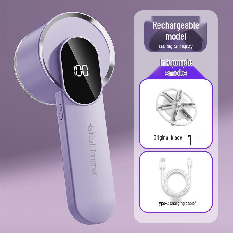 Rechargeable Digital Fabric Shaver with Display