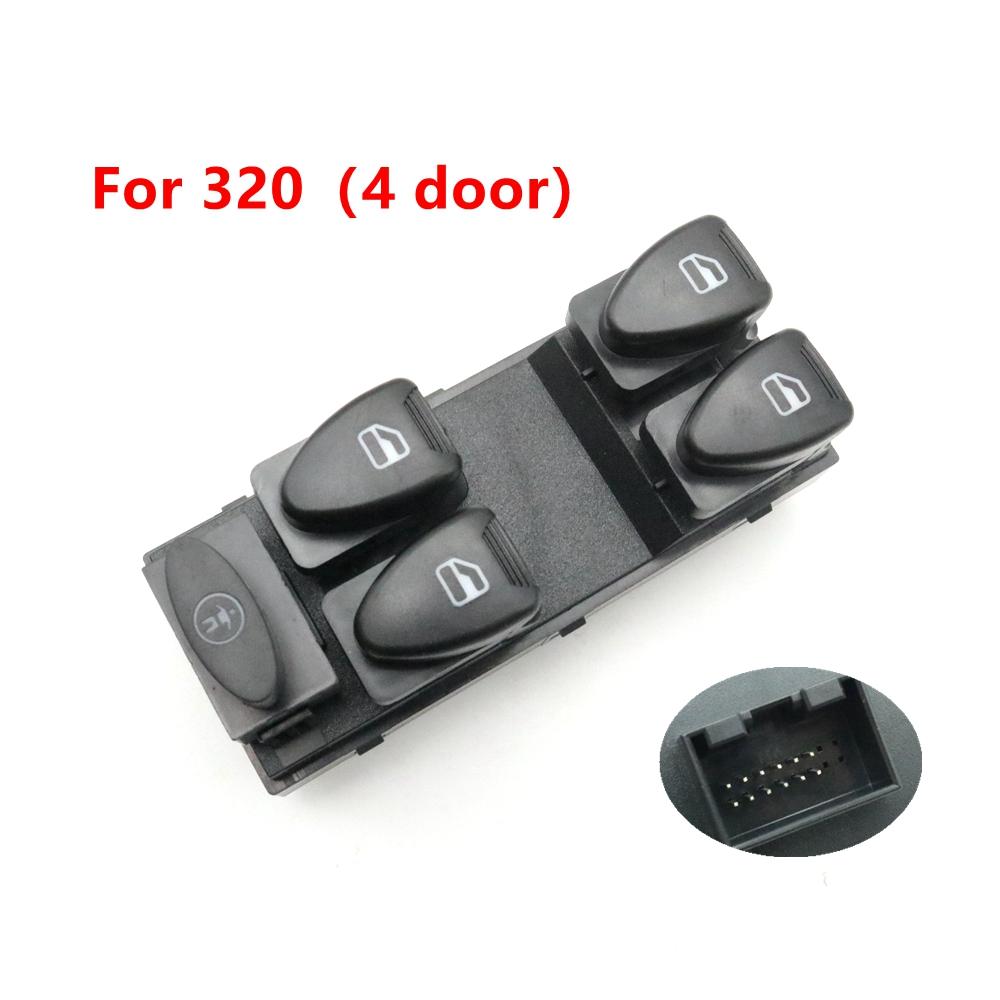 Car Front Driver Side Interior Electric Power Window Glass Lifter Control Switch Button For Lifan 520 620 X60 320 For 320 4 buttons