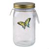 LED Animated for Butterfly In A Jar Fluttering Amazing Collection Battery Operat X3UC