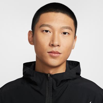 Nike DRI FIT FORM Jackets Men's Black Hooded Moderate Other